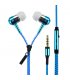 PA135 - Deep Blue zipper headphones 